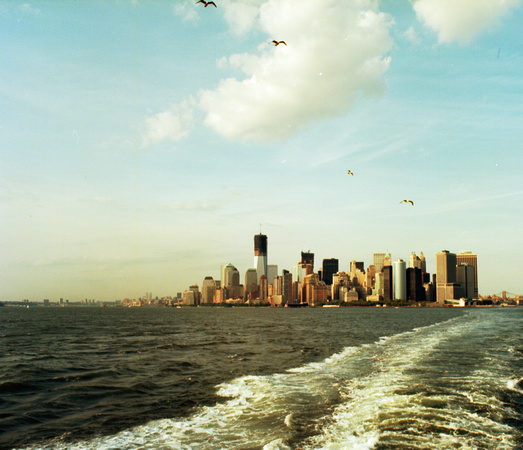 New York Skyline from the Ferry Boat